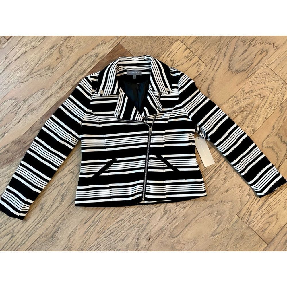 Bagatelle Womens Striped Jacket